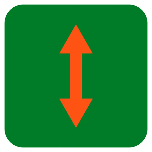 Pionowe klapki z płaskim kwadrat wektor ikona — Wektor stockowy