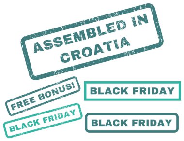 Hırvatistan lastik damgalamak içinde monte