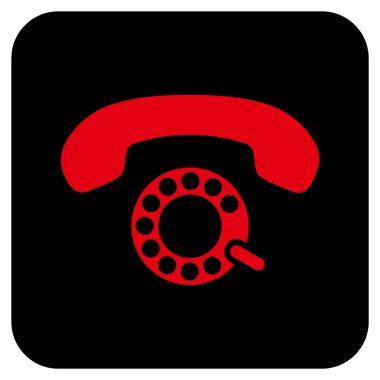 Darbe düz çevirme vektör simgesi kare