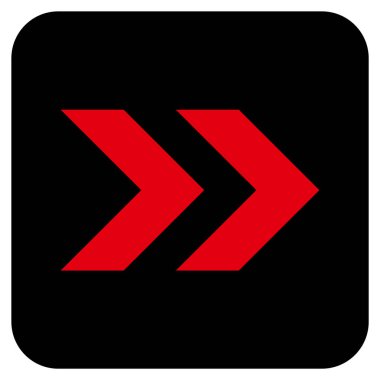 ÜST KRKT değil düz vektör simgesi kare