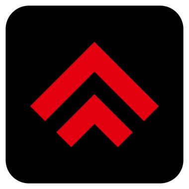 Düz kare vektör simge kayması