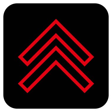 Düz kare vektör simge kayması