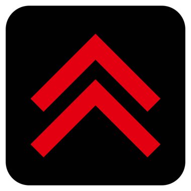 Düz kare vektör simge kayması