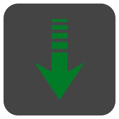 Düz kare vektör simgesi gönder