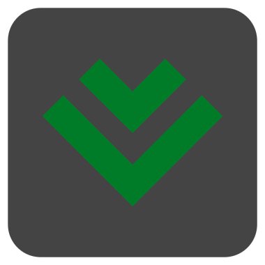 Düz kare vektör simgesi kaydır