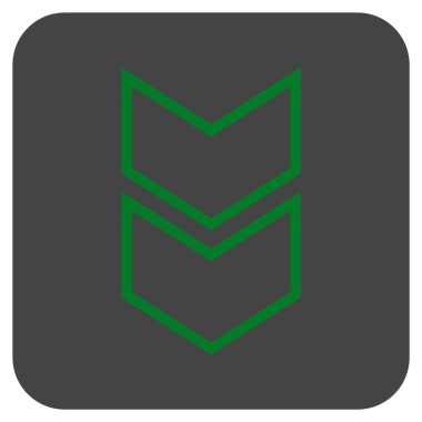 Düz kare vektör simgesi kaydır