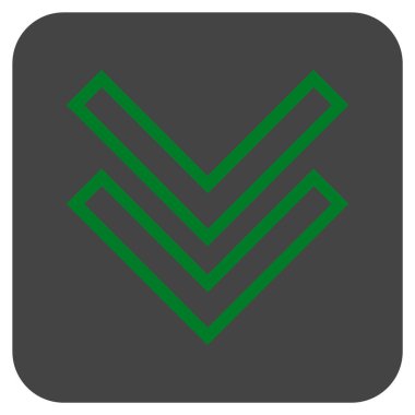 Düz kare vektör simgesi kaydır