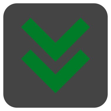 Düz kare vektör simgesi kaydır