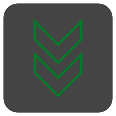 Düz kare vektör simgesi kaydır