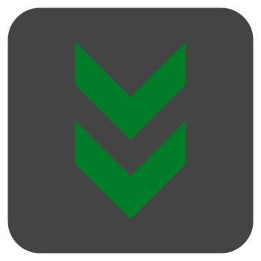 Düz kare vektör simgesi kaydır