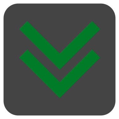 Düz kare vektör simgesi kaydır