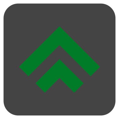 Düz kare vektör simge kayması