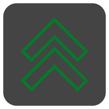 Düz kare vektör simge kayması