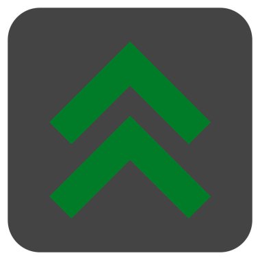 Düz kare vektör simge kayması