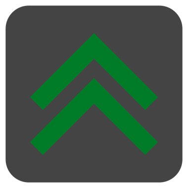 Düz kare vektör simge kayması