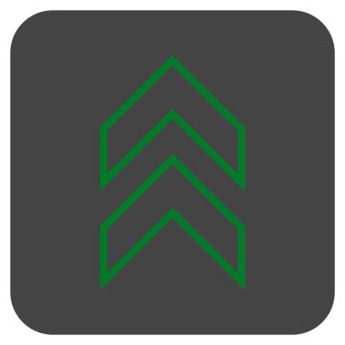 Düz kare vektör simge kayması