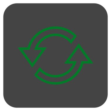 Eşitleme oklar düz kare vektör simgesi