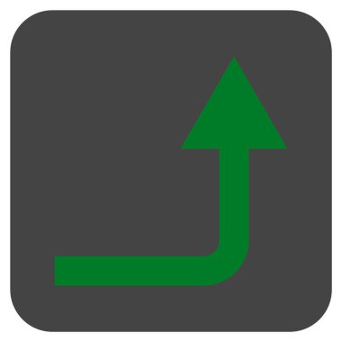 İleri düz kare vektör simge açmak