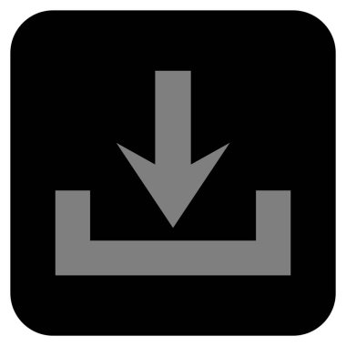 Düz kare vektör simge indirme