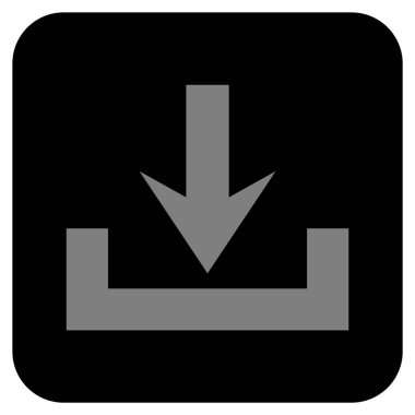 Düz kare vektör simge indirme