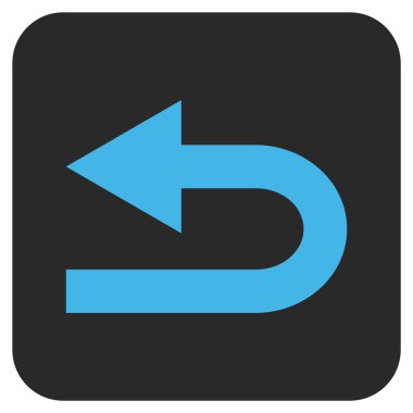 Sol düz kare vektör simge açmak