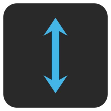 Vektör simge Dikey Çevir düz kare