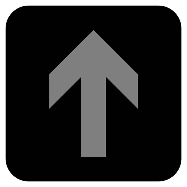 Arrow Up piatto quadrato icona vettoriale — Vettoriale Stock