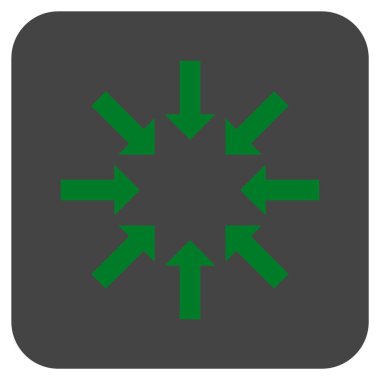 Oklar düz kare vektör simge Daralt