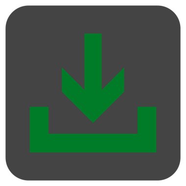 Düz kare vektör simge indirme