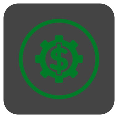 Mali seçenekleri düz kare vektör simgesi