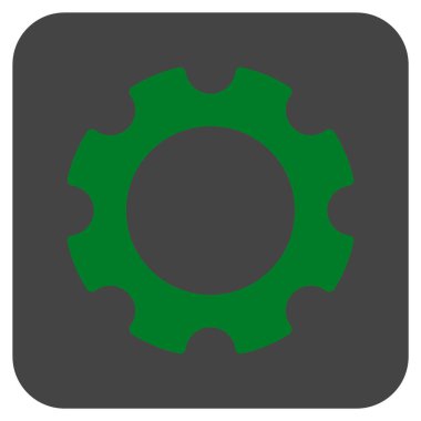 Vites düz kare vektör simgesi