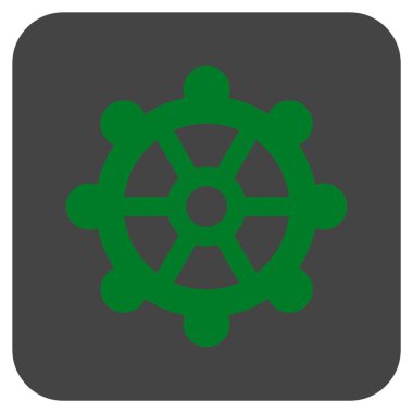 Vites düz kare vektör simgesi