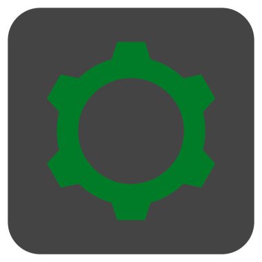 Vites düz kare vektör simgesi