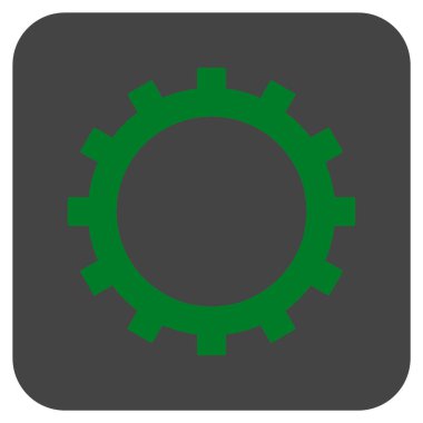 Vites düz kare vektör simgesi