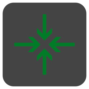 Oklar düz kare vektör simge azaltmak