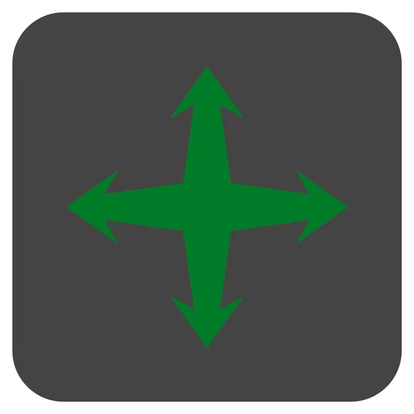 Expanda el icono de vector cuadrado plano — Archivo Imágenes Vectoriales
