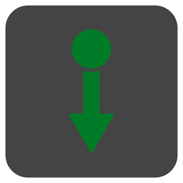Strhnout plochý čtvercový vektorové ikony — Stockový vektor