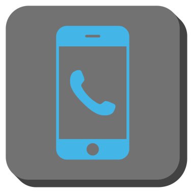 Cep telefonu yuvarlak kare düğme