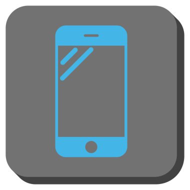 Smartphone Ekran yuvarlak kare düğme