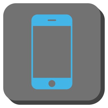 Smartphone yuvarlak kare düğme