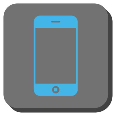 Smartphone yuvarlak kare düğme