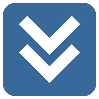 Düz kare vektör simgesi kaydır