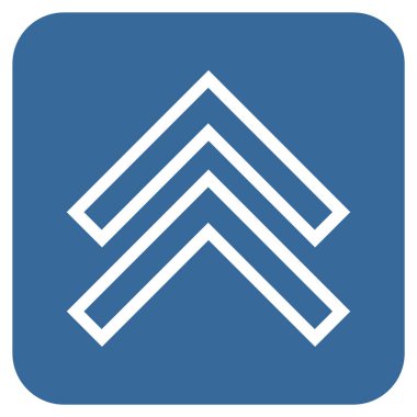 Düz kare vektör simge kayması