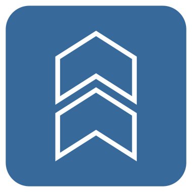 Düz kare vektör simge kayması