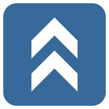 Düz kare vektör simge kayması