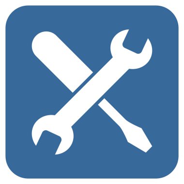 Düz kare vektör simge ayarlama