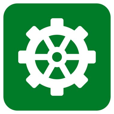 Vites düz kare vektör simgesi