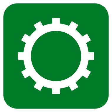 Vites düz kare vektör simgesi