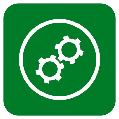 Vites düz kare vektör simgesi