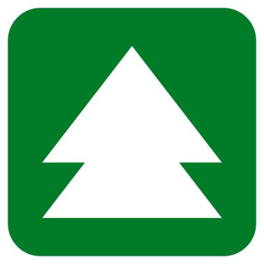 Düz kare vektör simge taşı